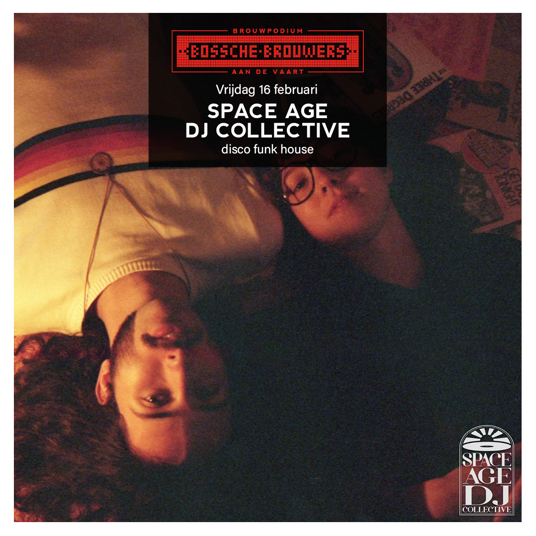 Space Age DJ Collective brengt de meest groovy platen naar je dansvloer. Disco, Funk, House & al die grooves, alleen op vinyl! Dus kom dansen, en we zullen je ontmoeten in de toekomst… van Space Age!!